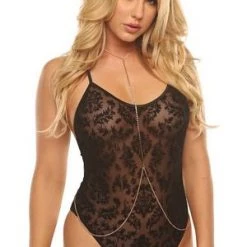 Velvet Kitten Mesmerizing Mesh Teddy Clearance