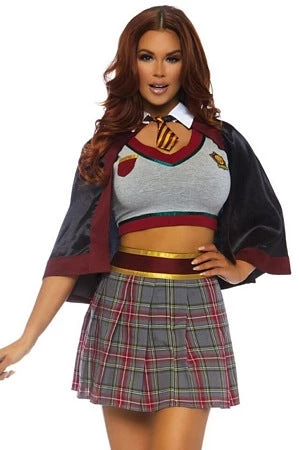 Leg Avenue Queen Spellbinding School Girl Plus Size Costumes 1 Leg Avenue Queen Spellbinding School Girl Plus Size Costumes