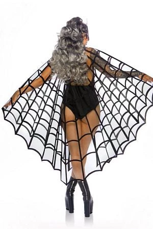 Leg Avenue Velvet Flocked Web Cape Costumes 2 Leg Avenue Velvet Flocked Web Cape Costumes
