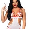 Leg Avenue Crotchless 2 Pc Naughty Night Nurse