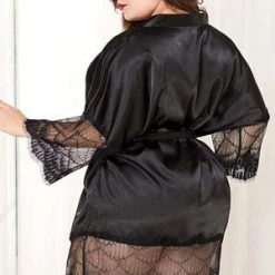 Velvet Kitten Queen Sasha Black Robe