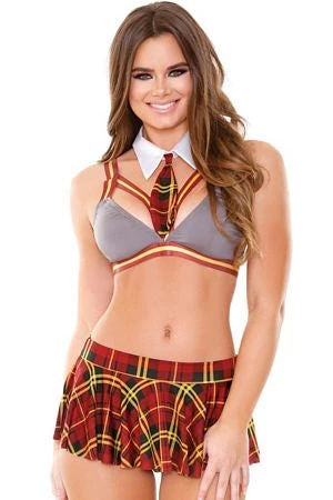 Fantasy Lingerie Sassy School Girl Costume Costumes 1 Fantasy Lingerie Sassy School Girl Costume Costumes