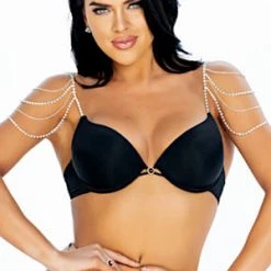 Seven 'til Midnight Rhinestone Shoulder Straps